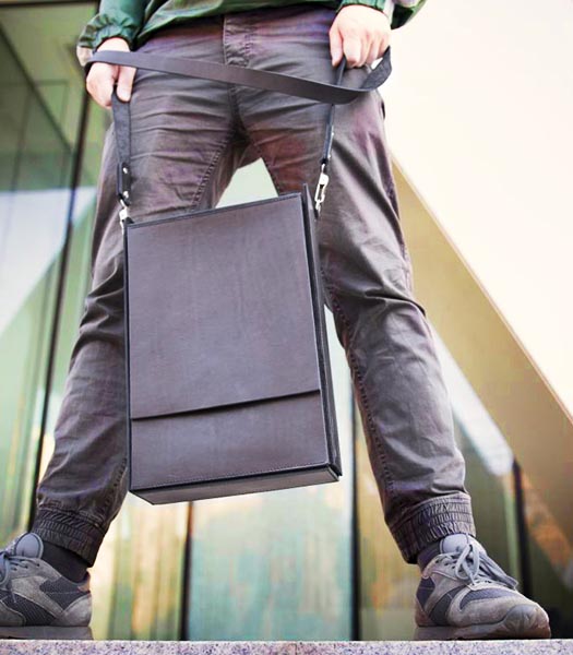 geanta rectangulara moderna din piele Geanta URBAN - Image 1